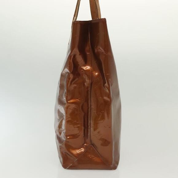 LOUIS VUITTON Monogram Vernis Reade MM Hand Bag Bronze M91143 - Picture 6 of 13
